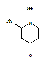 1-Methyl-2-phenyl-piperidin-4-one Structure,91640-05-0Structure