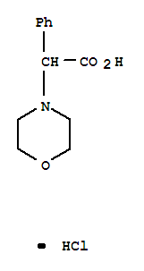 Morpholin-4-yl-phenyl-acetic acid hydrochloride Structure,91641-50-8Structure