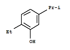 Phenol, 2-ethyl-5-isopropyl-(7ci) Structure,91967-91-8Structure