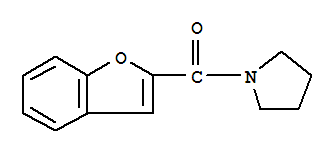 1-(2-Benzofuranylcarbonyl)-pyrrolidine Structure,92028-90-5Structure