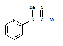 n-甲基-n-2-吡啶-乙烷硫代酰胺結(jié)構(gòu)式_92053-37-7結(jié)構(gòu)式