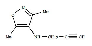 4-Isoxazolamine,3,5-dimethyl-n-2-propynyl-(9ci) Structure,92088-04-5Structure