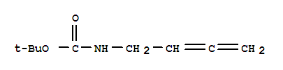 N-(t-butoxycarbonyl)-2,3-butadienylamine Structure,92136-43-1Structure