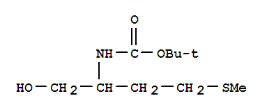 Tert-butyl 1-hydroxy-4-(methylthio)butan-2-ylcarbamate Structure,92148-47-5Structure