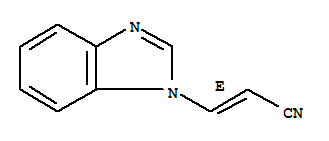 2-Propenenitrile,3-(1h-benzimidazol-1-yl)-,(e)-(9ci) Structure,92173-65-4Structure