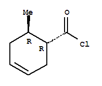 3-Cyclohexene-1-carbonyl chloride, 6-methyl-, trans-(9ci) Structure,92284-36-1Structure