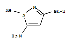 1H-pyrazol-5-amine, 3-butyl-1-methyl- Structure,92406-40-1Structure