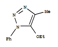 1H-1,2,3-triazole,5-ethoxy-4-methyl-1-phenyl-(7ci) Structure,92721-95-4Structure