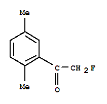 Ethanone, 1-(2,5-dimethylphenyl)-2-fluoro-(9ci) Structure,92778-28-4Structure