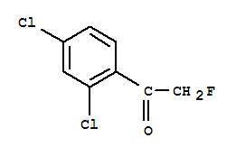 (9ci)-1-(2,4-二氯苯基)-2-氟-乙酮結(jié)構(gòu)式_92781-39-0結(jié)構(gòu)式