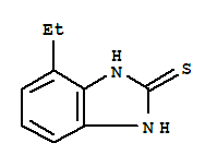 2H-benzimidazole-2-thione,4-ethyl-1,3-dihydro-(9ci)Structure,92807-03-9Structure 2H-benzimidazole-2-thione,4-ethyl-1,3-dihydro-(9ci) Structure,92807-03-9Structure