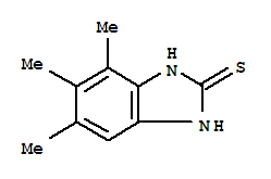 2H-benzimidazole-2-thione,1,3-dihydro-4,5,6-trimethyl-(9ci)Structure,92893-95-3Structure 2H-benzimidazole-2-thione,1,3-dihydro-4,5,6-trimethyl-(9ci) Structure,92893-95-3Structure
