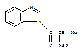 1H-benzimidazole,1-(2-amino-1-oxopropyl)-(9ci) Structure,93032-71-4Structure