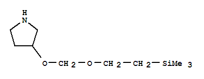 Pyrrolidine, 3-[[2-(trimethylsilyl)ethoxy]methoxy]- Structure,932704-49-9Structure