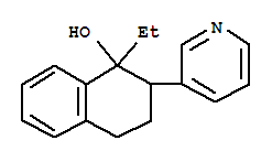 1-Ethyl-2-pyridin-3-yl-1,2,3,4-tetrahydro-naphthalen-1-ol Structure,93406-29-2Structure