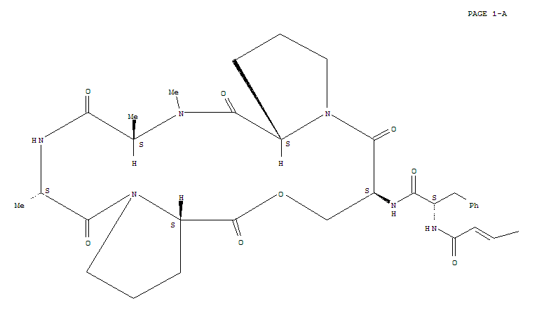 A54556b Structure,95398-44-0Structure