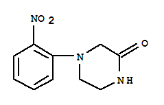 4-(2-Nitrophenyl)-2-piperazinone Structure,955396-16-4Structure