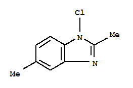 1H-benzimidazole,1-chloro-2,5-dimethyl-(9ci) Structure,96048-73-6Structure