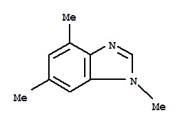 1H-benzimidazole,1,4,6-trimethyl-(9ci) Structure,96048-80-5Structure