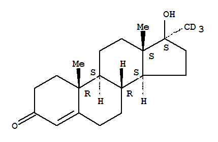 甲睪酮-D3結(jié)構(gòu)式_96425-03-5結(jié)構(gòu)式