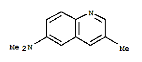 (9ci)-n,n,3-三甲基-6-喹啉胺結(jié)構(gòu)式_97041-61-7結(jié)構(gòu)式