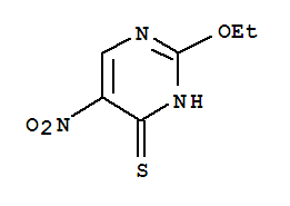 4-Pyrimidinethiol,2-ethoxy-5-nitro-(6ci) Structure,98141-07-2Structure