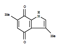 1H-indole-4,7-dione,3,6-dimethyl-(9ci) Structure,98217-10-8Structure