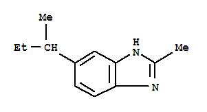 1H-benzimidazole,2-methyl-5-(1-methylpropyl)-(9ci) Structure,98396-30-6Structure