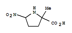 Proline, 2-methyl-5-nitro-(6ci) Structure,98484-79-8Structure