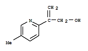 2-Pyridineethanol,5-methyl-beta-methylene-(6ci) Structure,98995-88-1Structure