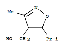 (9ci)-3-甲基-5-(1-甲基乙基)-4-異噁唑甲醇結(jié)構(gòu)式_99299-08-8結(jié)構(gòu)式