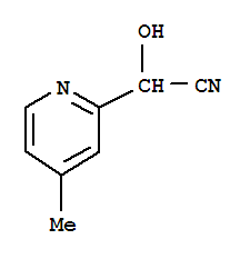 2-Pyridineacetonitrile,alpha-hydroxy-4-methyl-(9ci) Structure,99584-03-9Structure