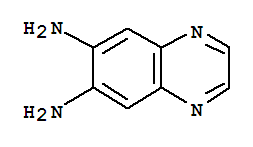 Quinoxaline, 6,7-diamino-(6ci) Structure,99584-28-8Structure