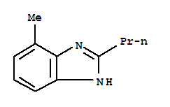 1H-benzimidazole,4-methyl-2-propyl-(9ci) Structure,99840-45-6Structure