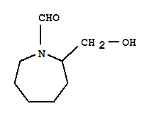 1H-azepine-1-carboxaldehyde, hexahydro-2-(hydroxymethyl)- (6ci) Structure,99969-69-4Structure