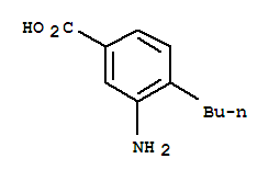 3-Amino-4-butylbenzoic acid Structure,99985-72-5Structure