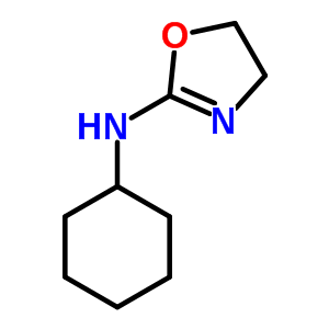 n-環(huán)己基-4,5-二氫-2-噁唑胺結(jié)構(gòu)式_10002-37-6結(jié)構(gòu)式