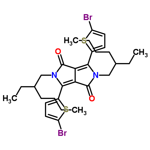 3,6-Bis(5-bromothiophen-2-yl)-2,5-bis(2-ethylhexyl)pyrrolo[3,4-c]pyrrole-1,4(2h,5h)-dione Structure,1000623-95-9Structure