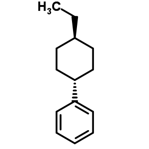 反式-4-乙基環(huán)己基苯結(jié)構(gòu)式_100558-60-9結(jié)構(gòu)式