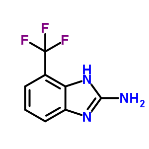 7-(Trifluoromethyl)-1h-benzimidazol-2-amine Structure,10057-45-1Structure