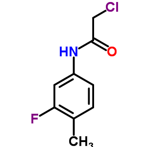 2-Chloro-n-(3-fluoro-4-methyl-phenyl)-acetamide Structure,100599-62-0Structure