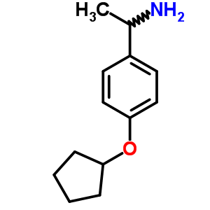 Benzenemethanamine, 4-(cyclopentyloxy)-.alpha.-methyl- Structure,100617-43-4Structure