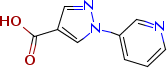 1-(Pyridin-3-yl)-1h-pyrazole-4-carboxylicacid Structure,1014631-89-0Structure