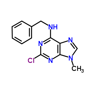 N-benzyl-2-chloro-9-methyl-9h-purin-6-amine Structure,101622-53-1Structure