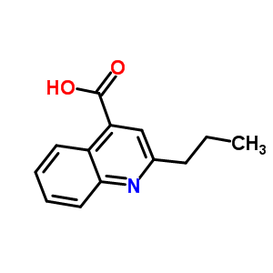 2-Propylquinoline-4-carboxylic acid Structure,1019-03-0Structure