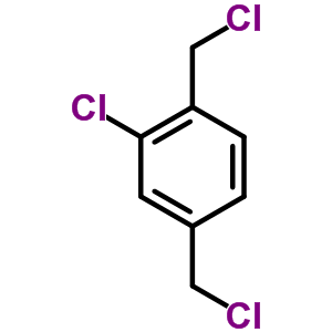 Benzene,2-chloro-1,4-bis(chloromethyl)- Structure,10221-08-6Structure