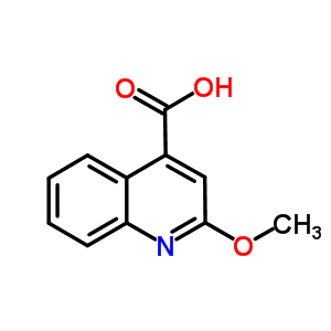 2-Methoxyquinoline-4-carboxylic acid Structure,10222-62-5Structure