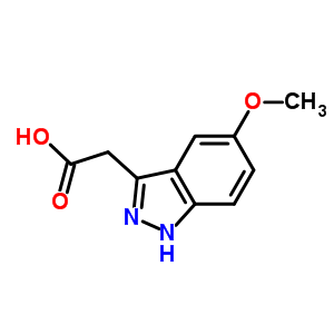 5-Methoxyindazole-3-acetic acid Structure,10226-37-6Structure