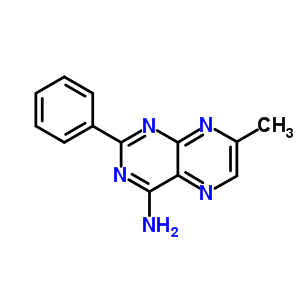 4-Pteridinamine,7-methyl-2-phenyl- Structure,1026-10-4Structure