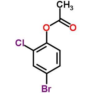 4-bromo-2-chlorophenyl acetate Structure,102932-05-8Structure